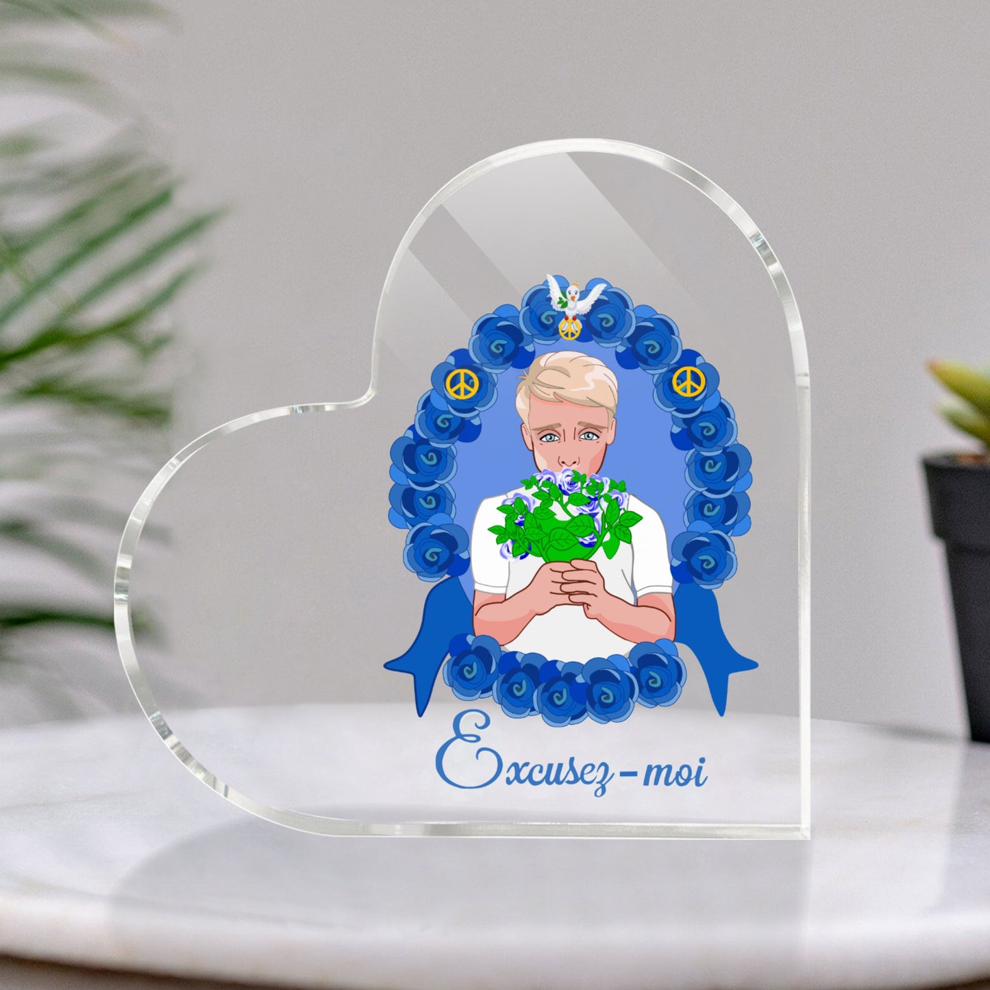 Acryl Haert GLOBAL FREEDOM UNITED© Excusez-moi Edition Boy