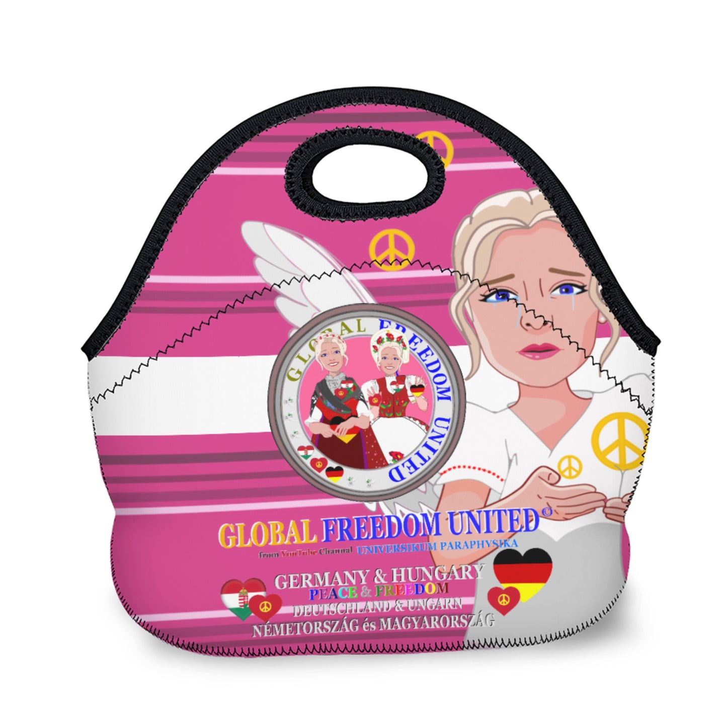 Meal Bag Global Freedom United Women Hungary & Germany Pink