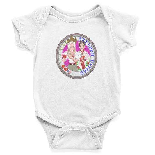 Baby Bodys Global Freedom United Girls China & Usa Old Peace