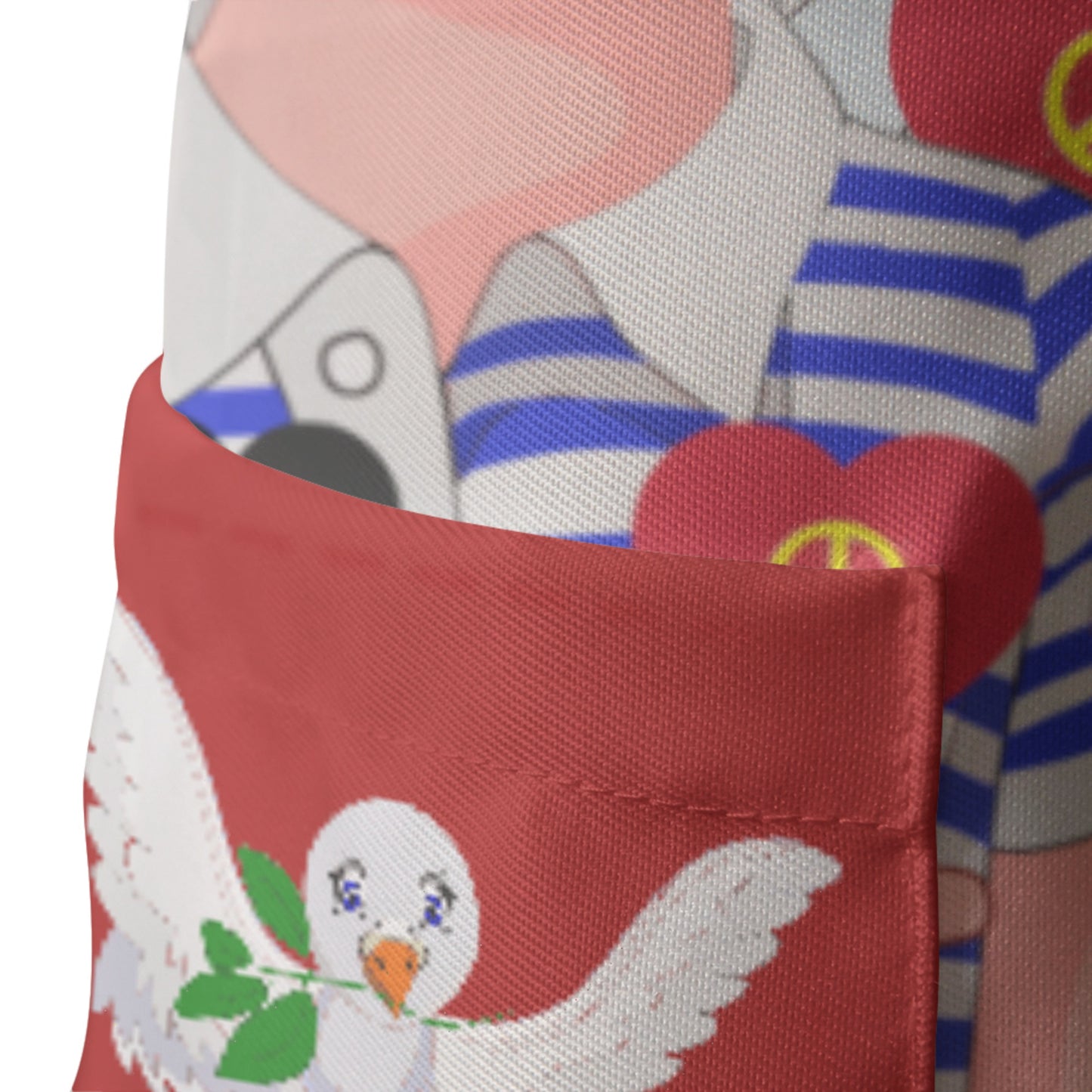 Apron GLOBAL FREEDOM UNITED© Men French & Germany Red