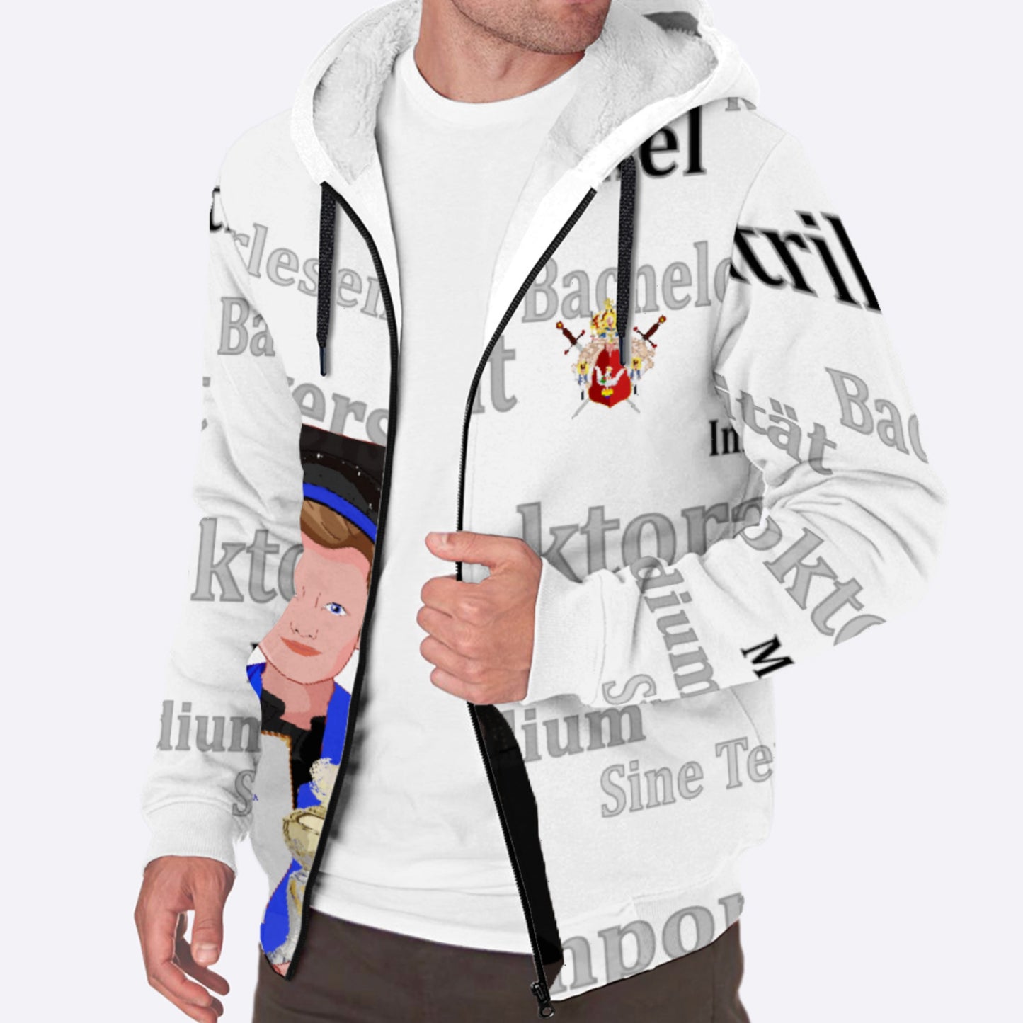 Plush Hoodie Global Freedom Unietd Student Golden Place Brown Hair 2