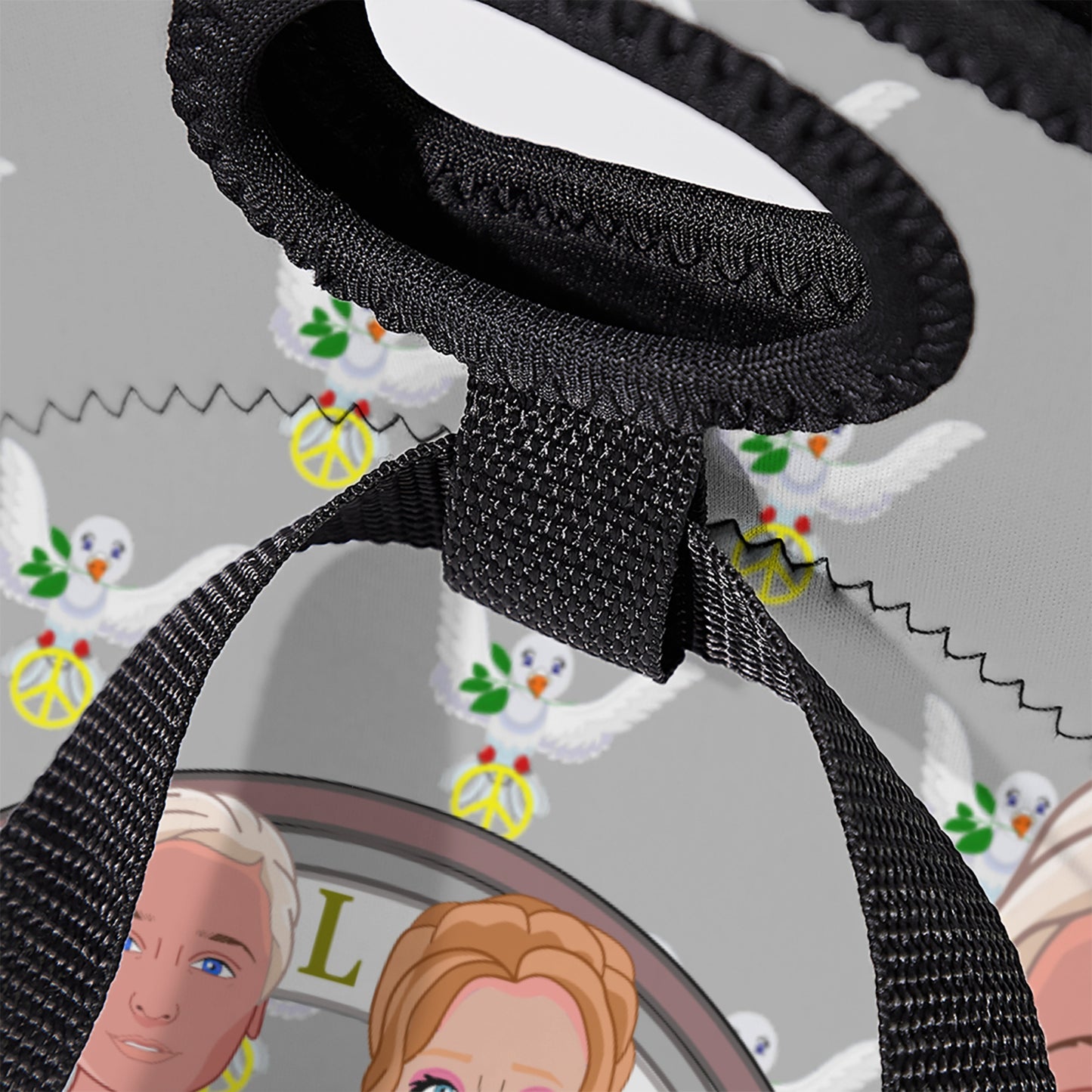 Meal Bag With Straw GLOBAL FREEDOM UNITED© Couple Albania Grey Boy