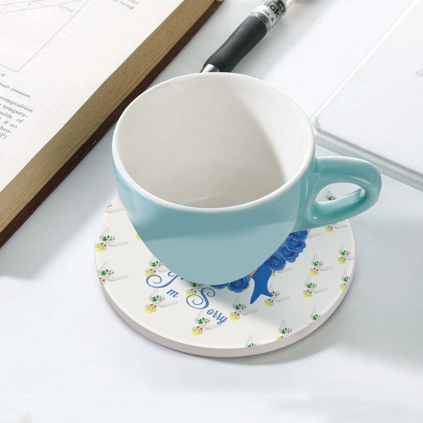 Ceramic Coaster Global Freedom United I´m Sorry From A Boy