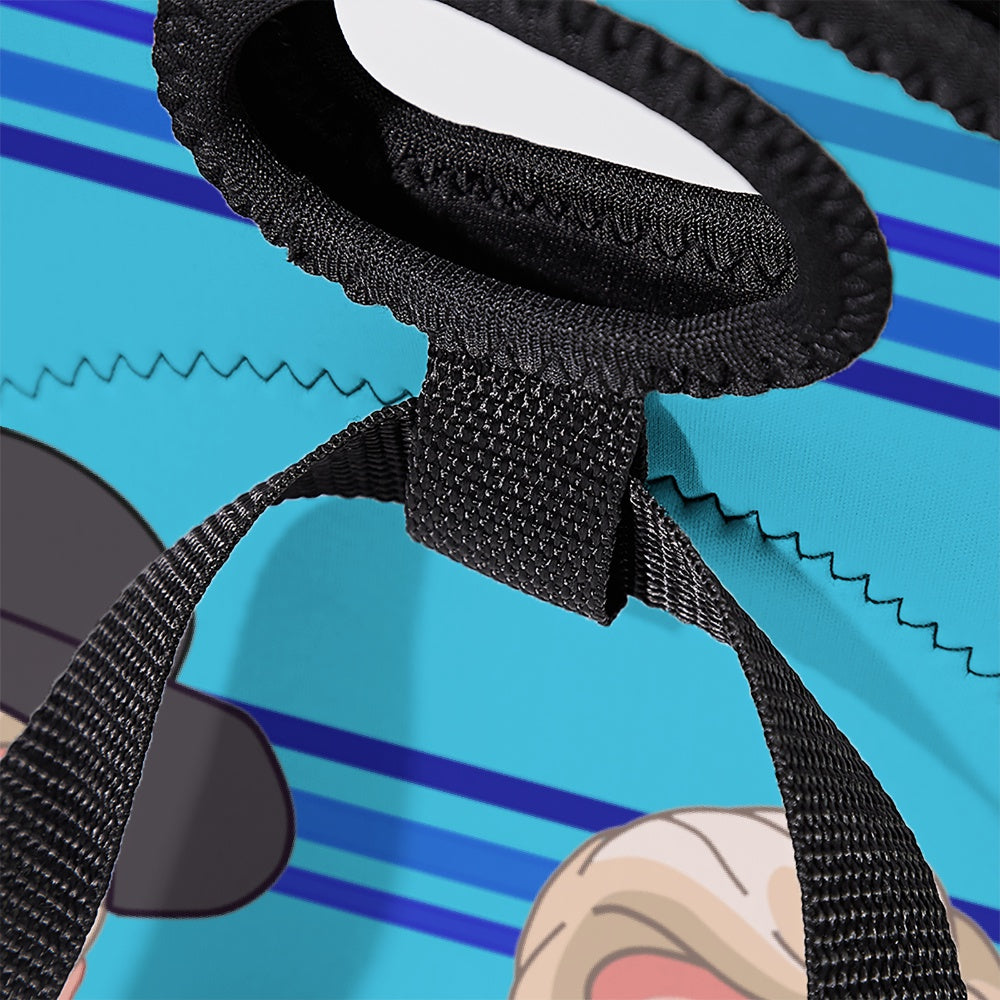 Meal Bag With Strap GLOBAL FREEDOM UNITED© Men Russia & Germany Blue 1