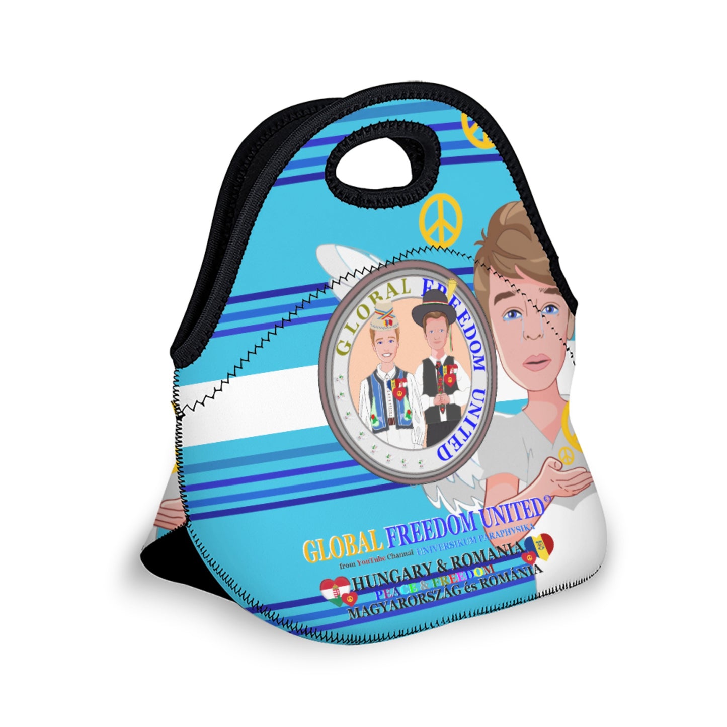 Meal Bag Global Freedom United Men Romania & Hungary Blue