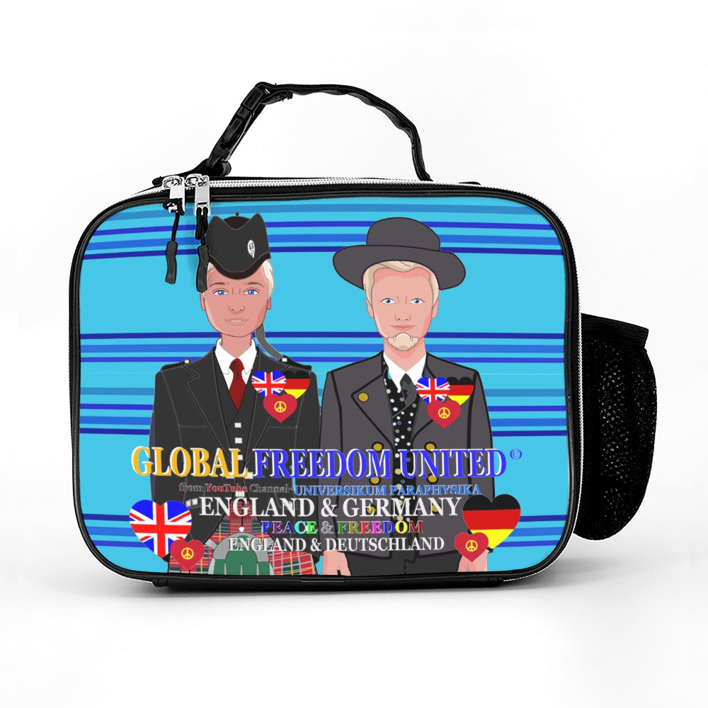 Laether Meal Back GLOBAL FREEDOM UNITED© Men England & Germany Blue