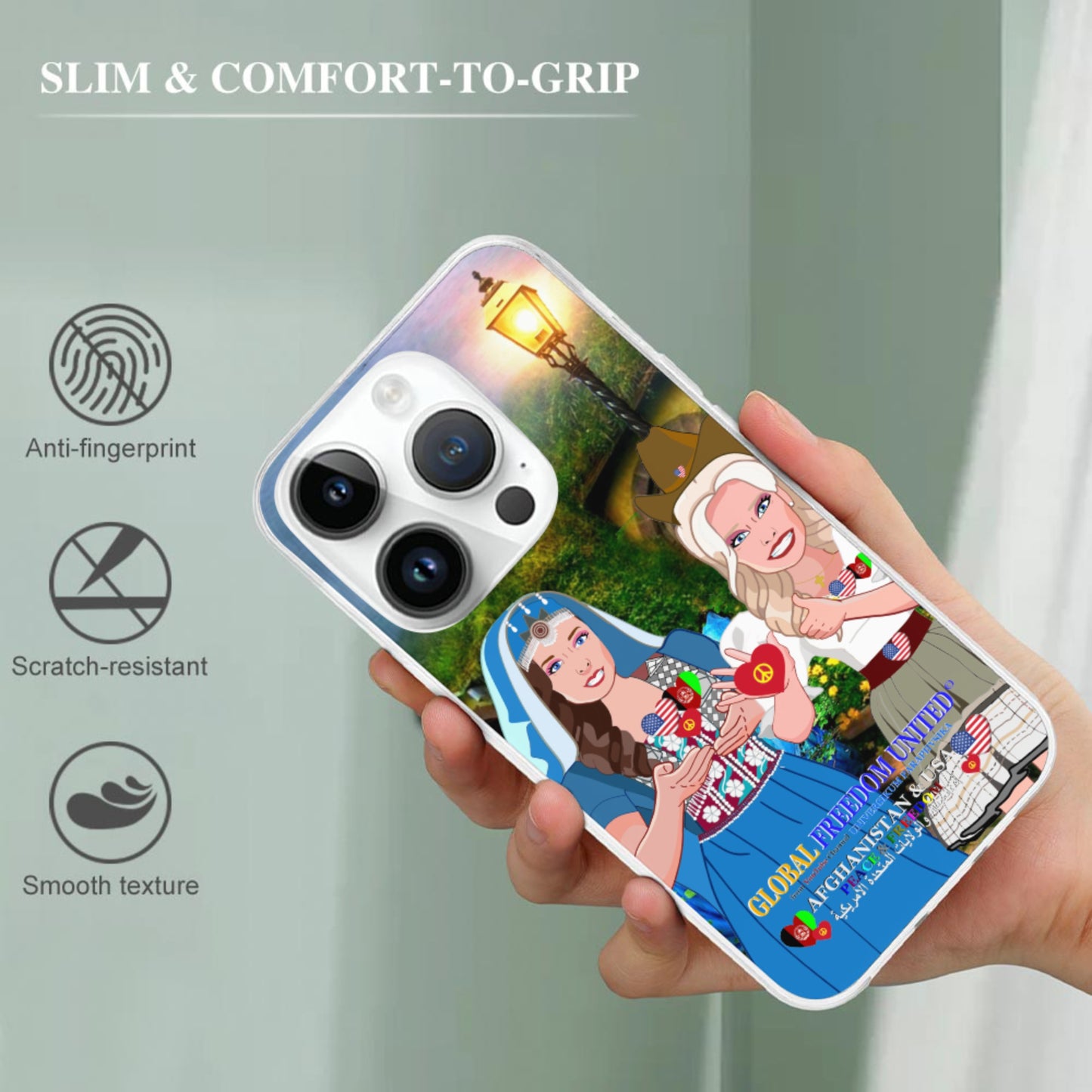 Mobile Phone Case GLOBAL FREEDOM UNITED© Women Afghanistan & USA