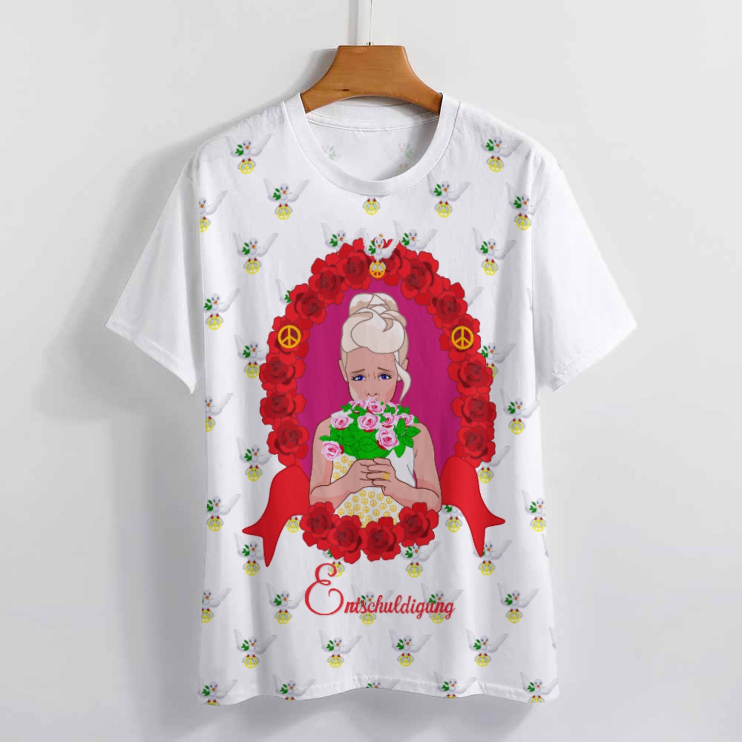 Frauen T-shirt 3 Global Freedom United Entschuldigung Von Einem Mädchen