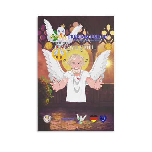 Poster GLOBAL FREEDOM UNITED© Archangel Uriel