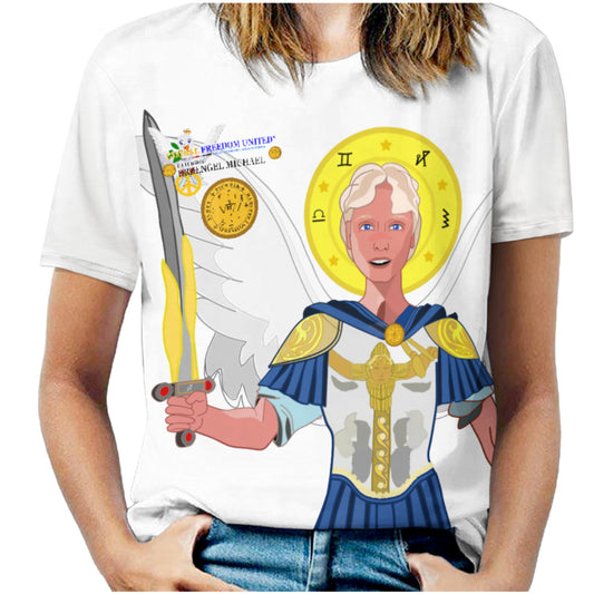 Women´s T-shirt 3 Global Freedom United Archangel Michael Big