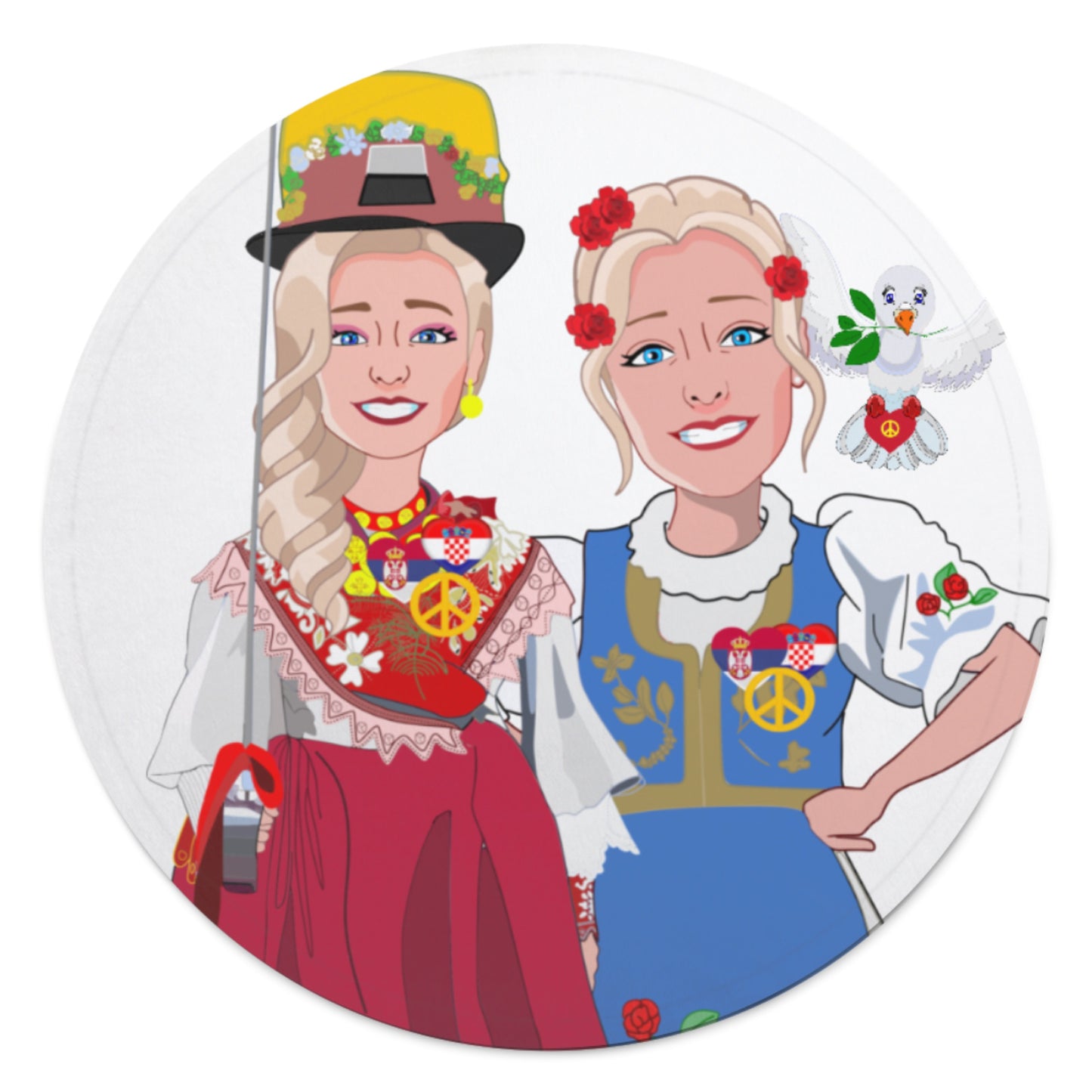 Blankets For Kits GLOBAL FREEDOM UNITED© Girls Croatia & Serbia V2