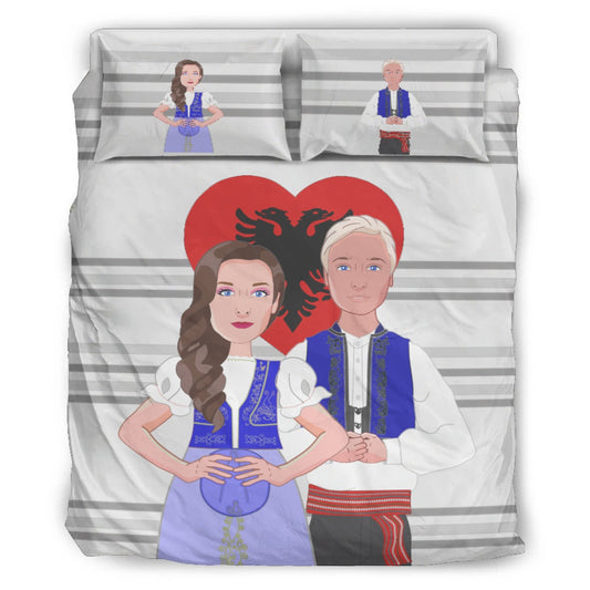 Bed Line GLOBAL FREEDOM UNITED© Couple Albania Grey