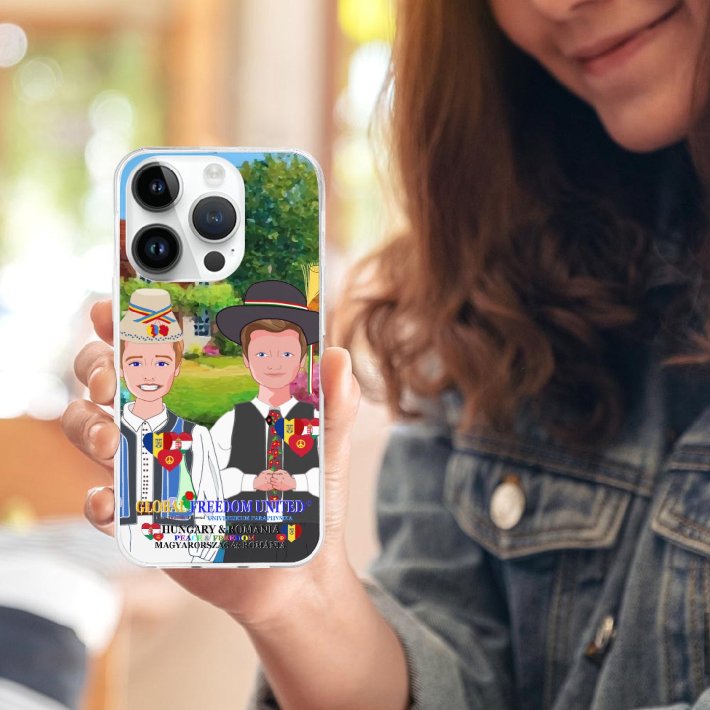 Mobile Phone Case GLOBAL FREEDOM UNITED© Men Romania & Hungary