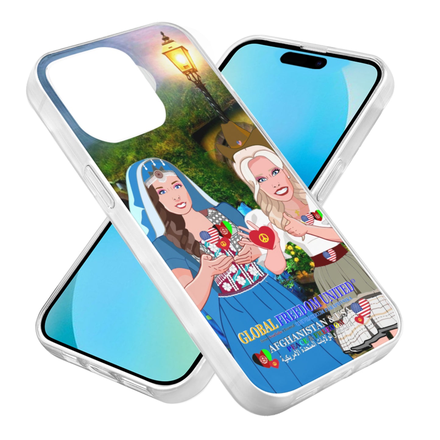 Mobile Phone Case GLOBAL FREEDOM UNITED© Women Afghanistan & USA