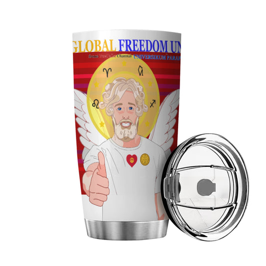 Tumbler Global Freedom United  Archangel Uriel German Red