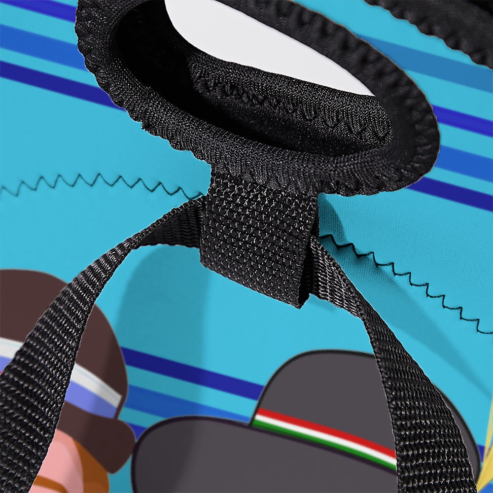 Meal Bag With Strap GLOBAL FREEDOM UNITED© Boys Croatia & Hungary Blue 1