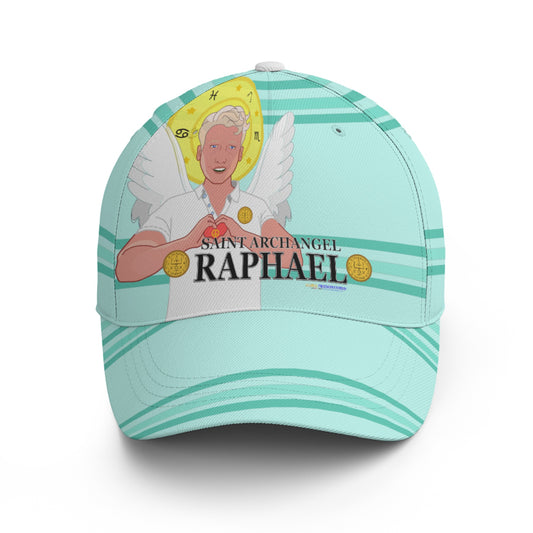 Baseball Cap GLOBAL FREEDOM UNITED© Archangel Raphael Light Green