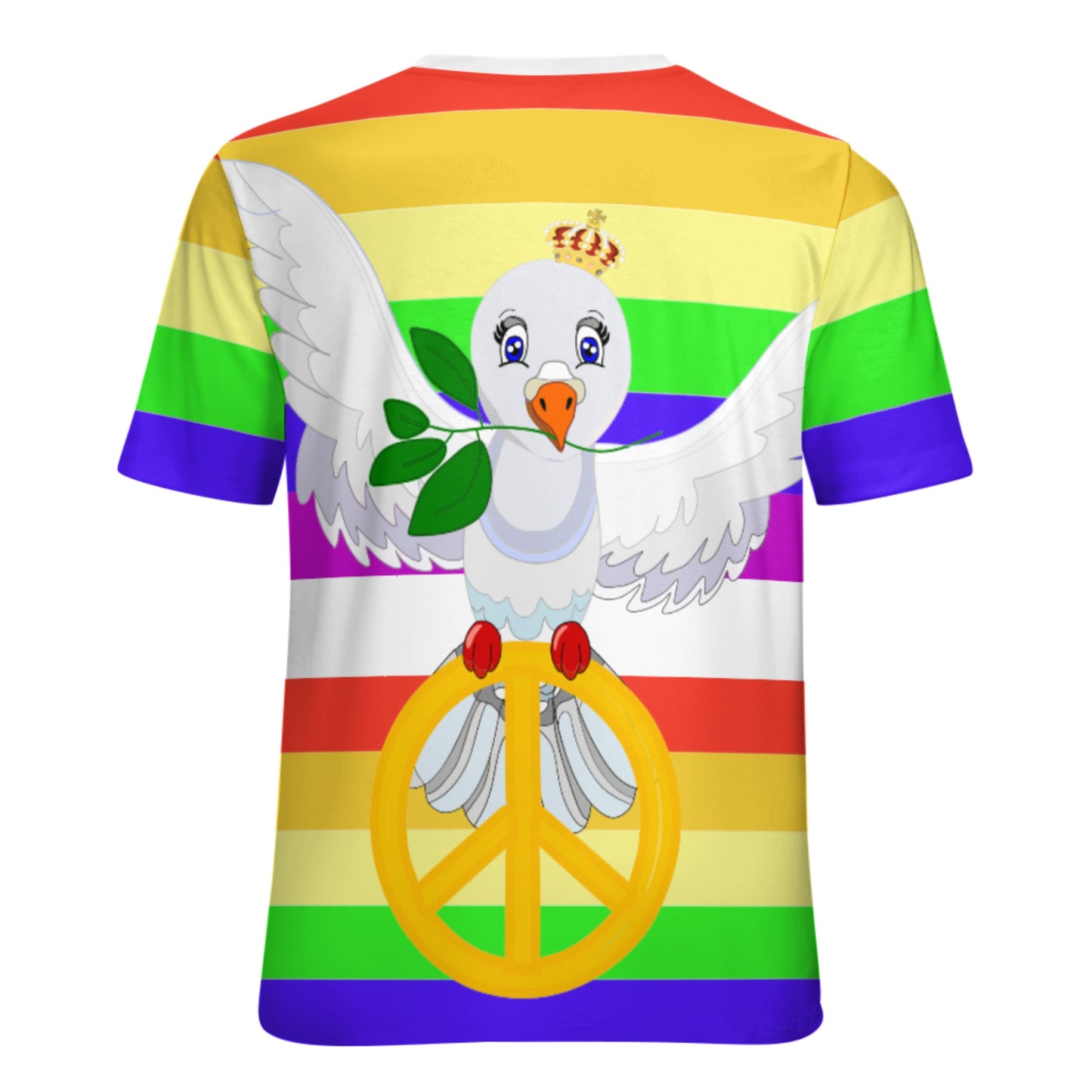 Women´s T-shirt Global Freedom United Dove Of Peace German 1