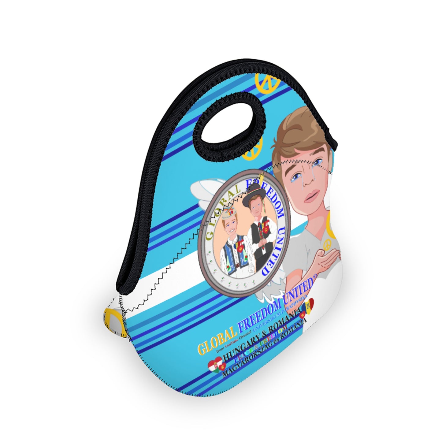 Meal Bag Global Freedom United Men Romania & Hungary Blue