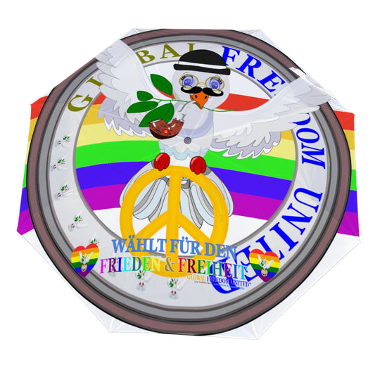 Umbrella Global Freedom United Men Dove Of Peace Pipe German