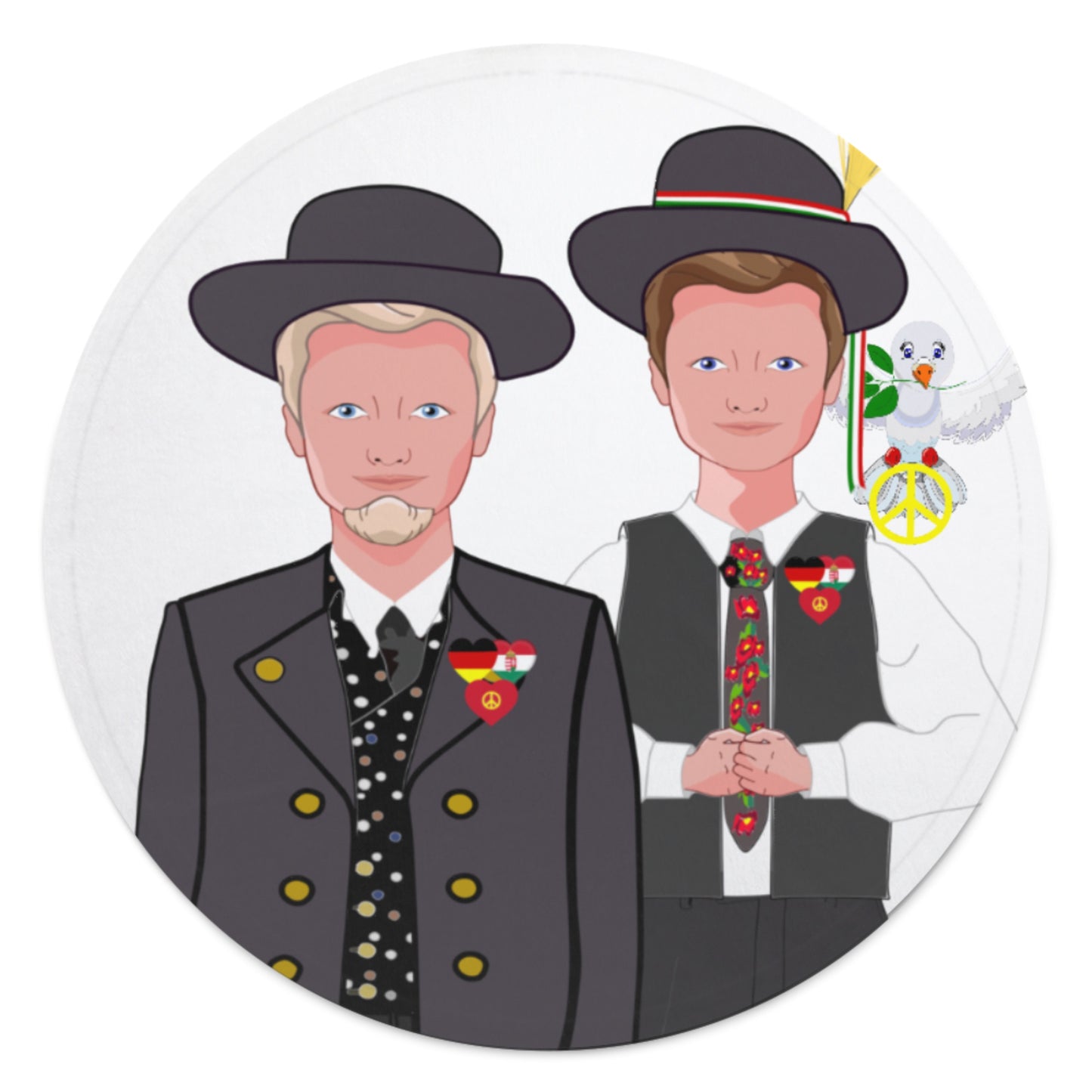 Blankets For Kits Global Freedom United Boys Hungary & Germany Old Peace