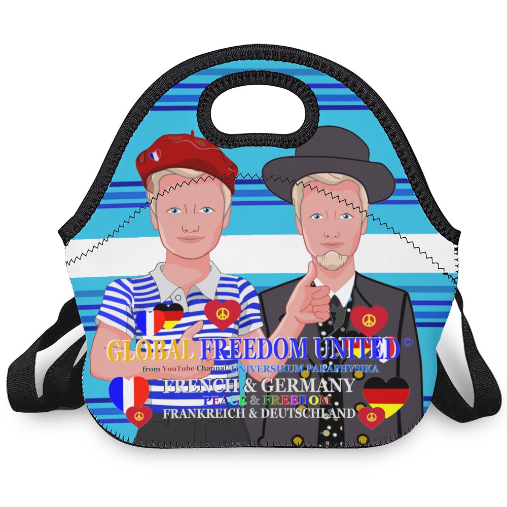 Meal Bag With Strap GLOBAL FREEDOM UNITED© Men French & Germany Blue 1