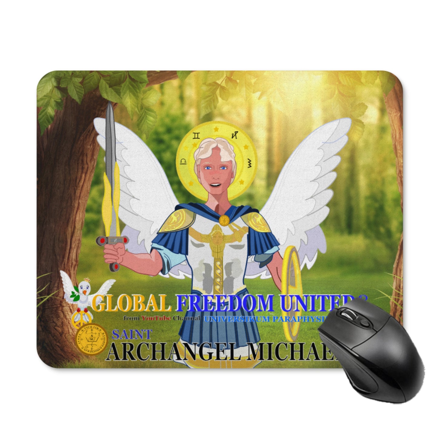 Mouse Ped Global Freedom United Archangel Michael English V1