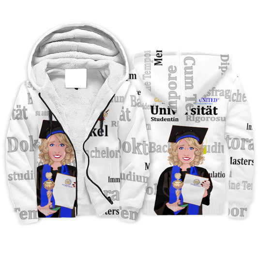 Plush Hoodie Global Freedom United Student Girl Cooper Place Blond Hair 2