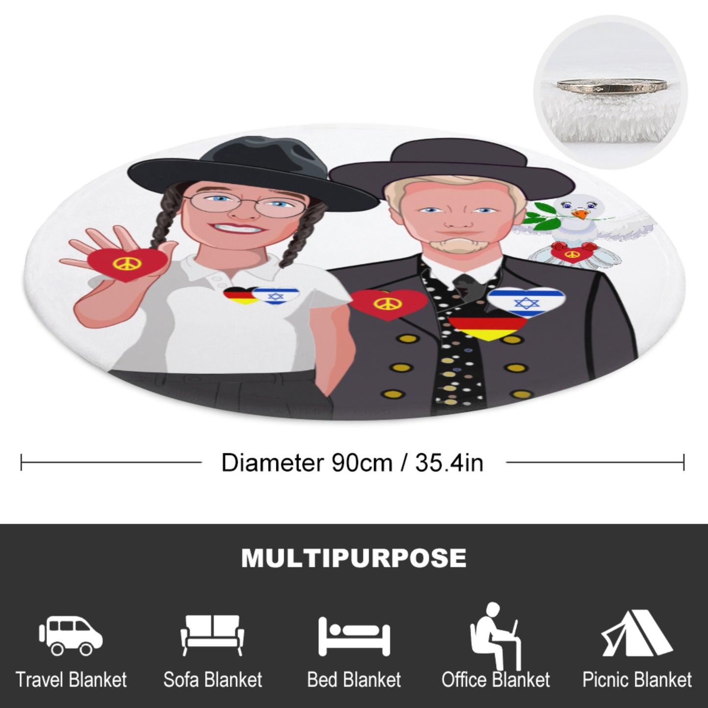 Blankets For Kits GLOBAL FREEDOM UNITED© Boys Israel & Germany