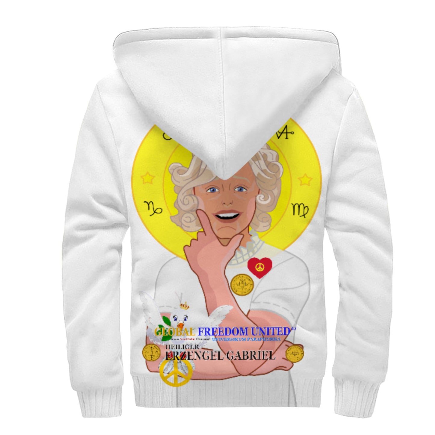 Plush Hoodie Global Freedom United Archangel Gabriel German Wight
