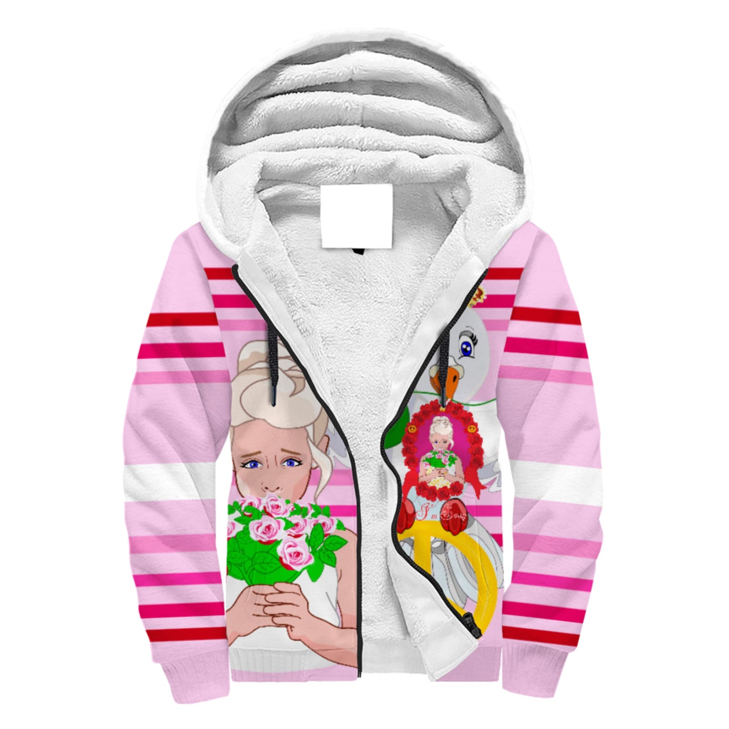 Plush Hoodie Global Freedom United I´m Sorry From A Girl