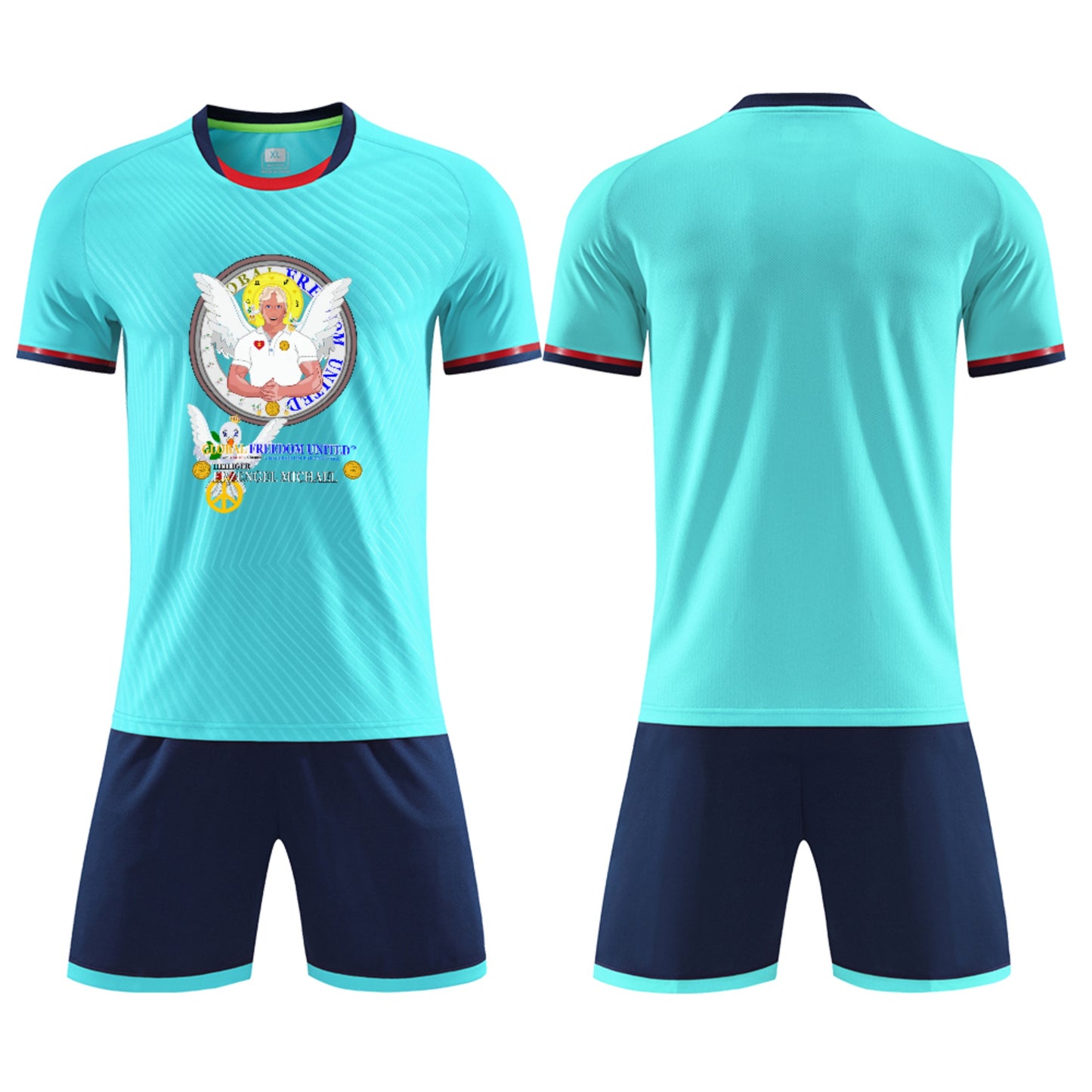 Soccer T-shirt Global Freedom United Archangel Michael 1