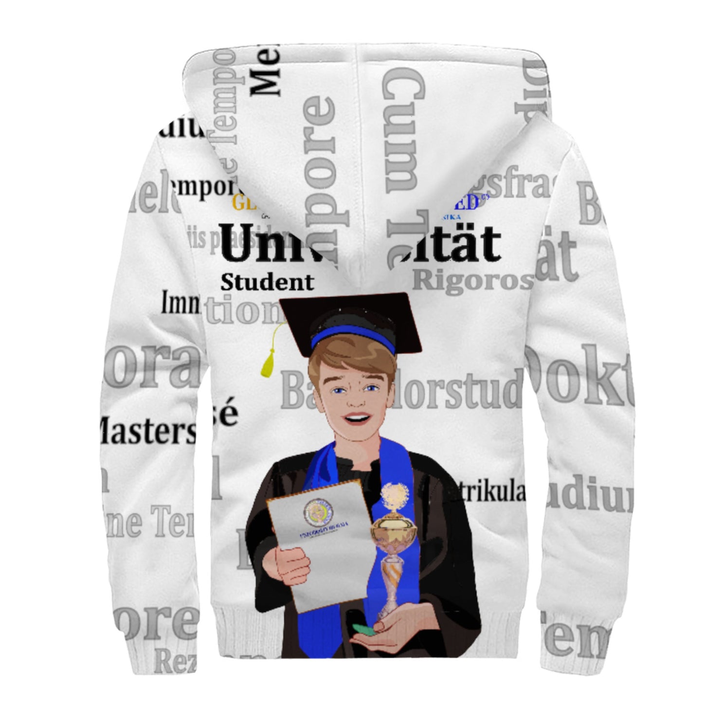 Plush Hoodie Global Freedom United Student Boy Cooper Place Brown Hair 1