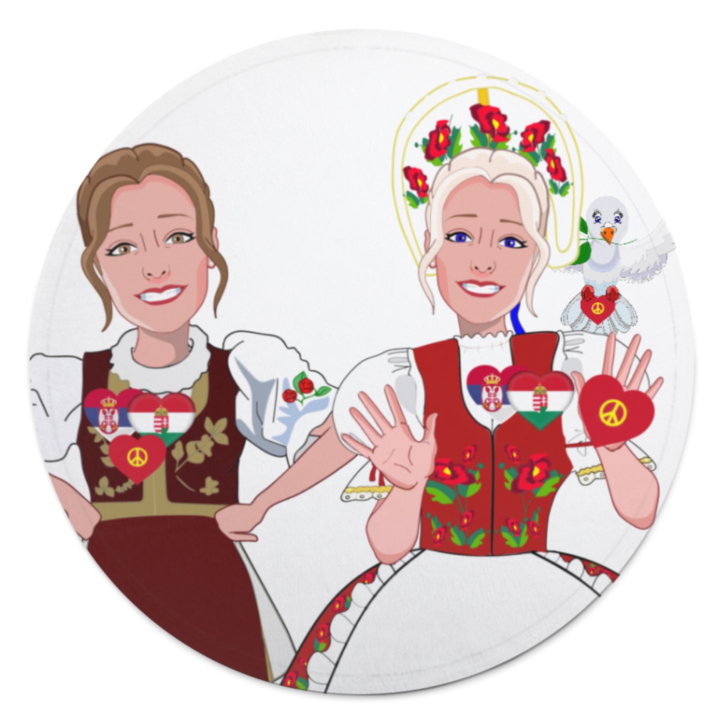 Blankets For Kits GLOBAL FREEDOM UNITED© Serbia & Hungary Old Peace