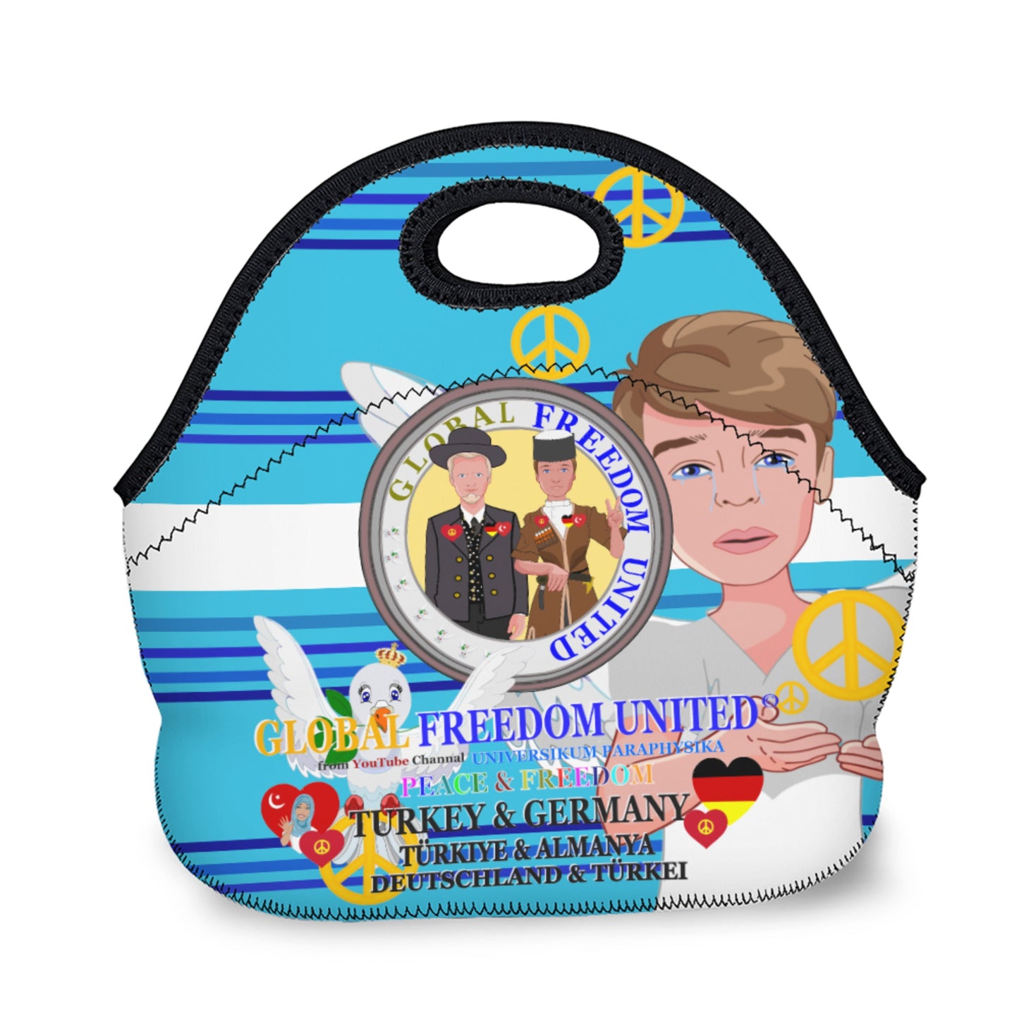 Meal Bag Global Freedom United Men Turkey & Germany V1 Blue