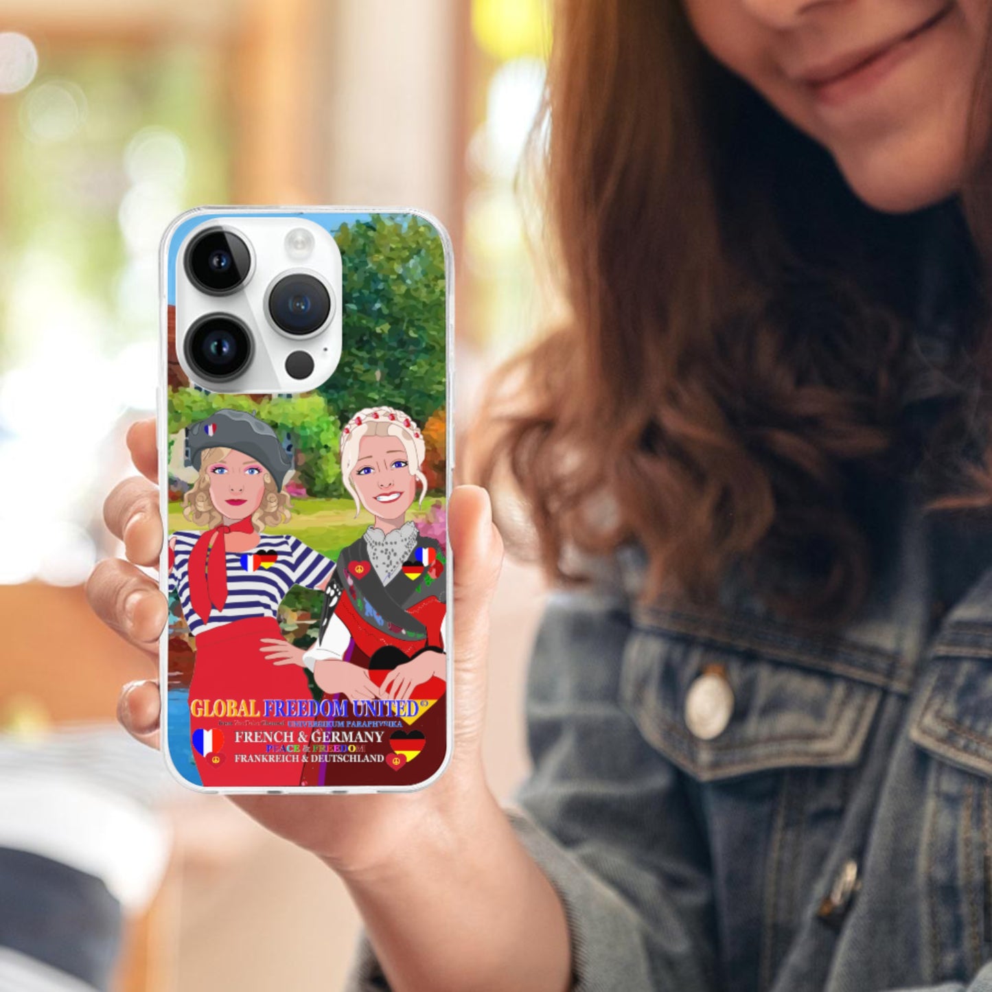 Mobile Phone Case GLOBAL FREEDOM UNITED© Women French & Germany