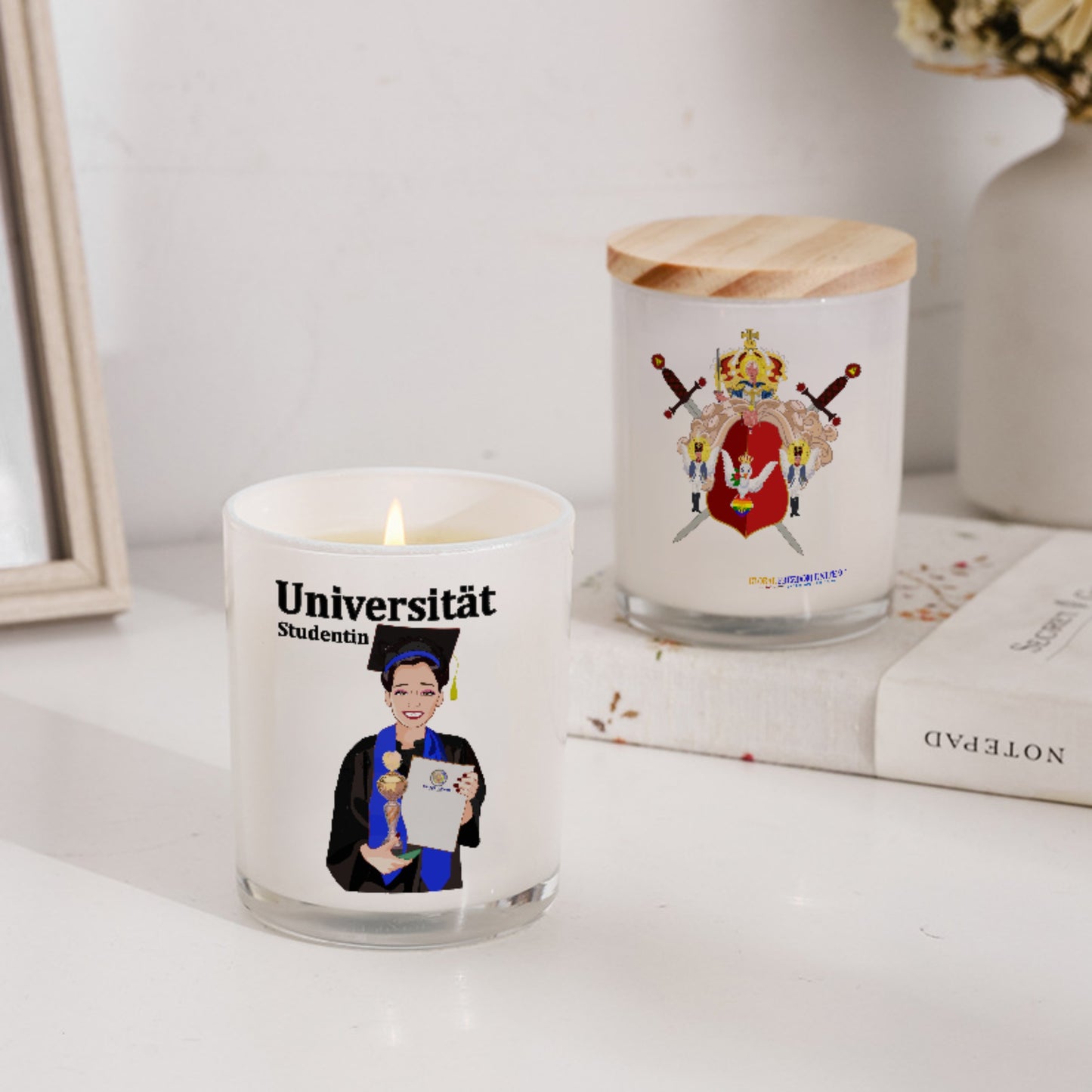 Scented Soy Candle Global Freedom United Asia Student Girl Cooper Place