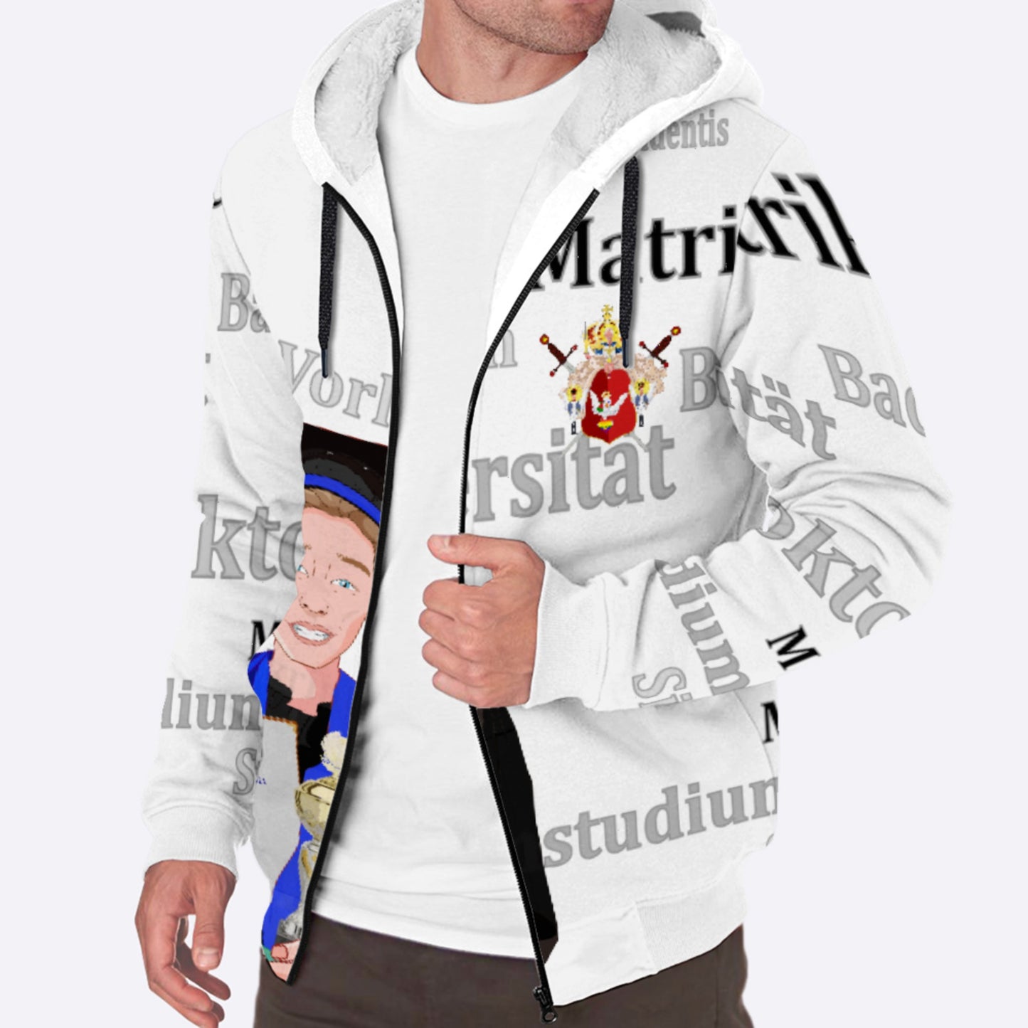 Plush Hoodie Global Freedom United Student Boy Golden Place Brown Hair 3