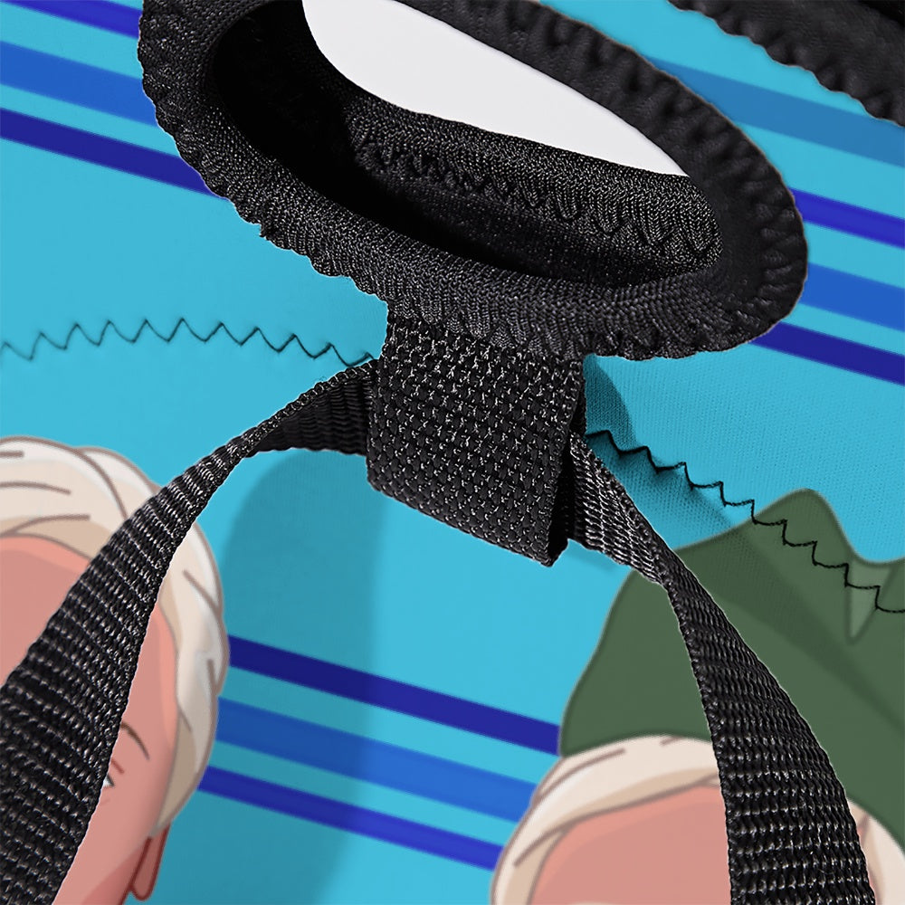 Meal Bag With Strap GLOBAL FREEDOM UNITED© Men Albania & Serbia Blue 1