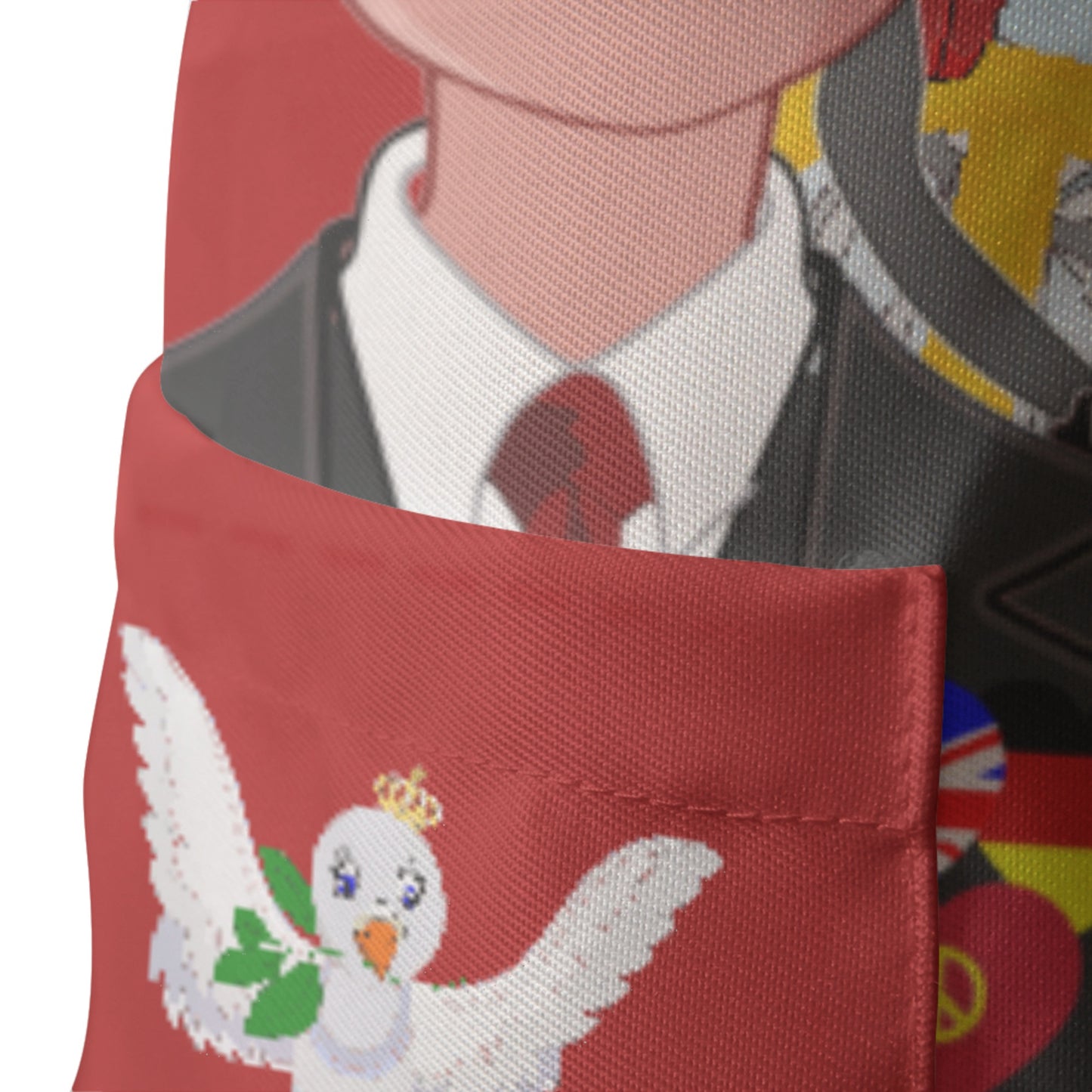 Apron GLOBAL FREEDOM UNITED© Men England & Germany Red