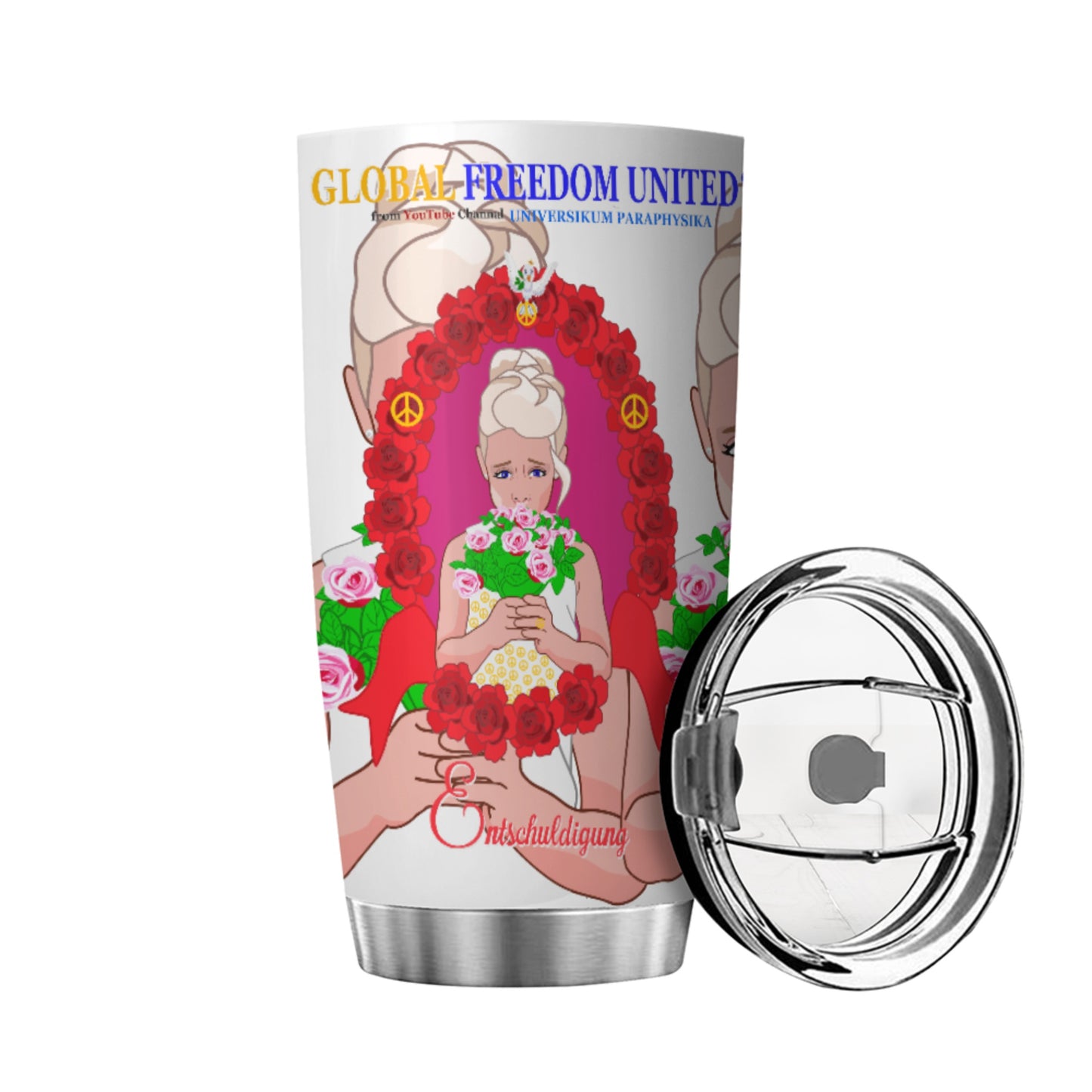 Tumbler Global Freedom United Mädchen Sagt Entschuldigung