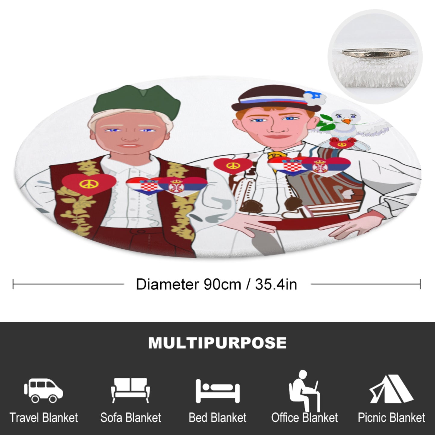 Blankets For Kits GLOBAL FREEDOM UNITED© Boy Croatia & Serbia