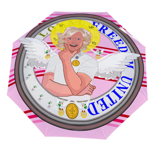 Umbrella GLOBAL FREEDOM UNITED© Archangel Gabriel Pink2