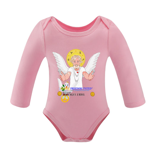Baby Long-sleeve Bodysuit Global Freedom United Girl Archangel Uriel  2