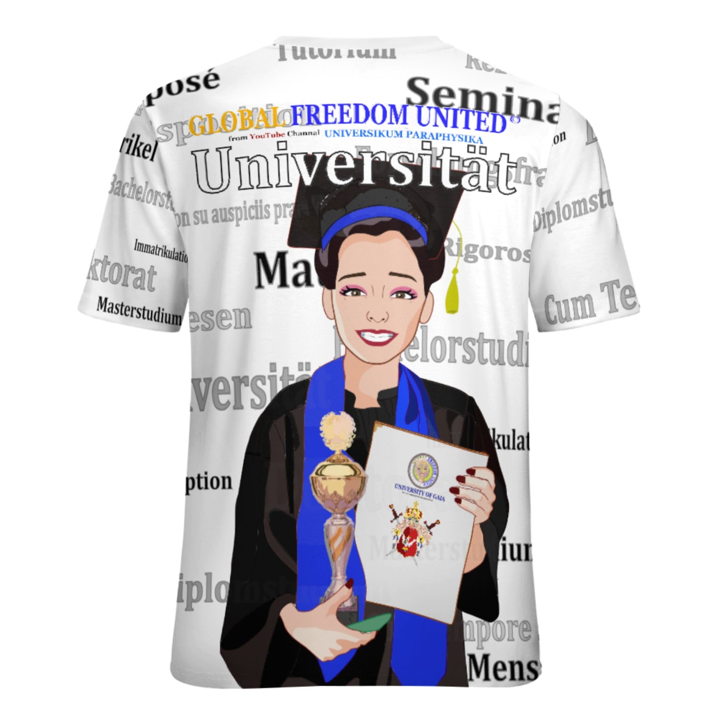 Women´s T-shirt Global Freedom United Asia Student Girl Cooper Place