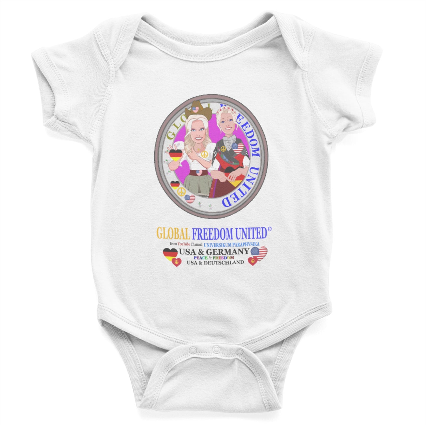 Baby Body Global Freedom United Girls Usa & Germany Old Peace Version 2