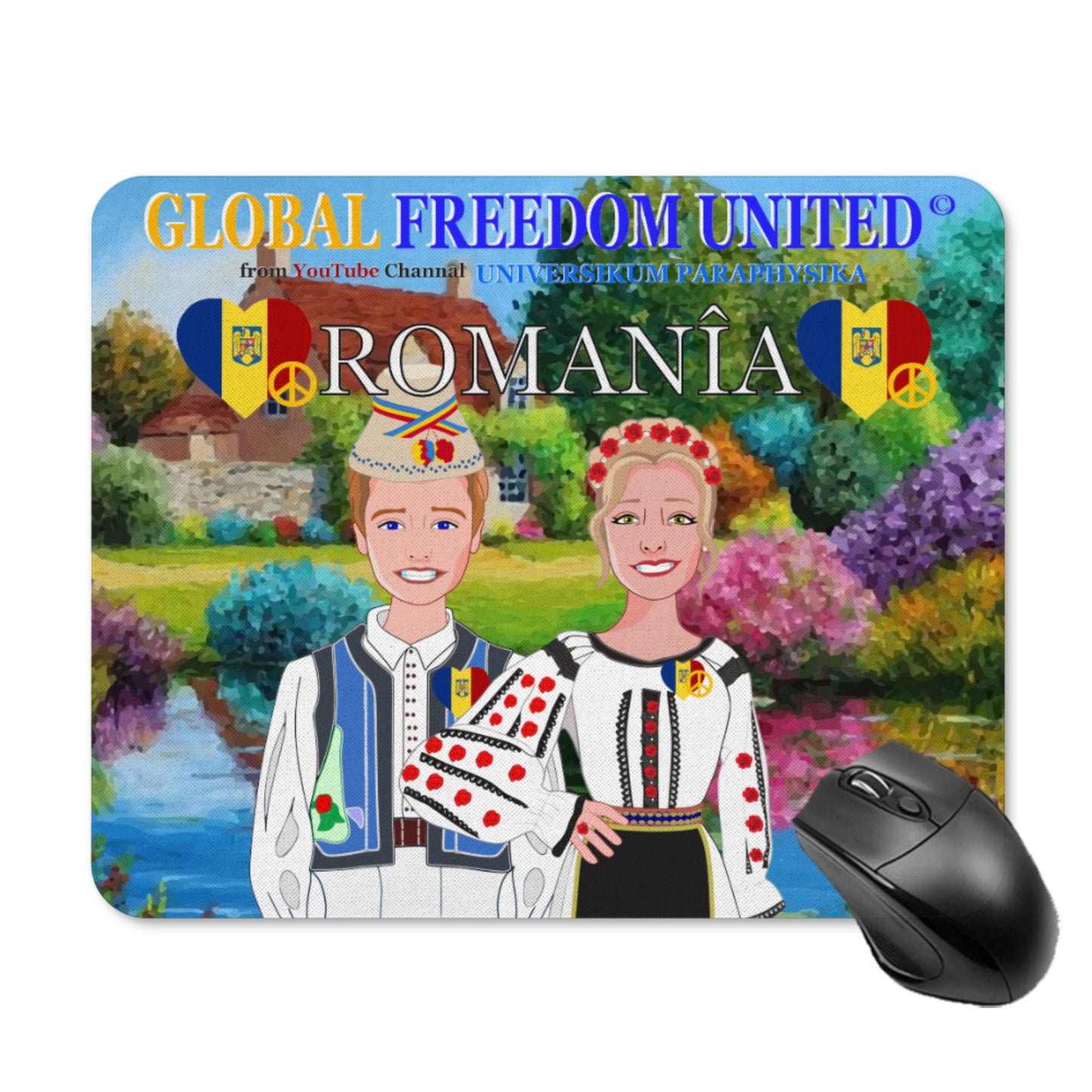 Mouse Pat GLOBAL FREEDOM UNITED© Couple Edition Romania