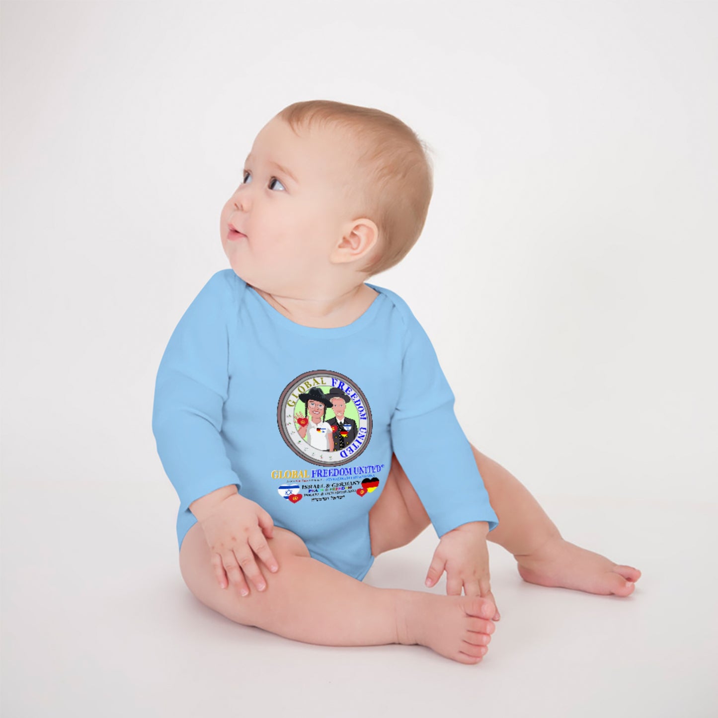 Long Arm Baby Body GLOBAL FREEDOM UNITED© Boys Israel & Germany