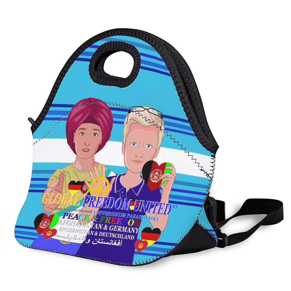 Meal Bag With Strap GLOBAL FREEDOM UNITED© Men AFGHANISTAN & GERMANY Blue