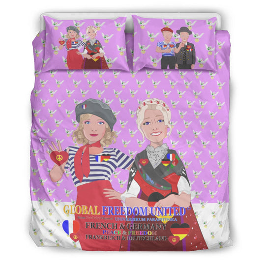 Bed Line GLOBAL FREEDOM UNITED© Women French & Germany Lilac